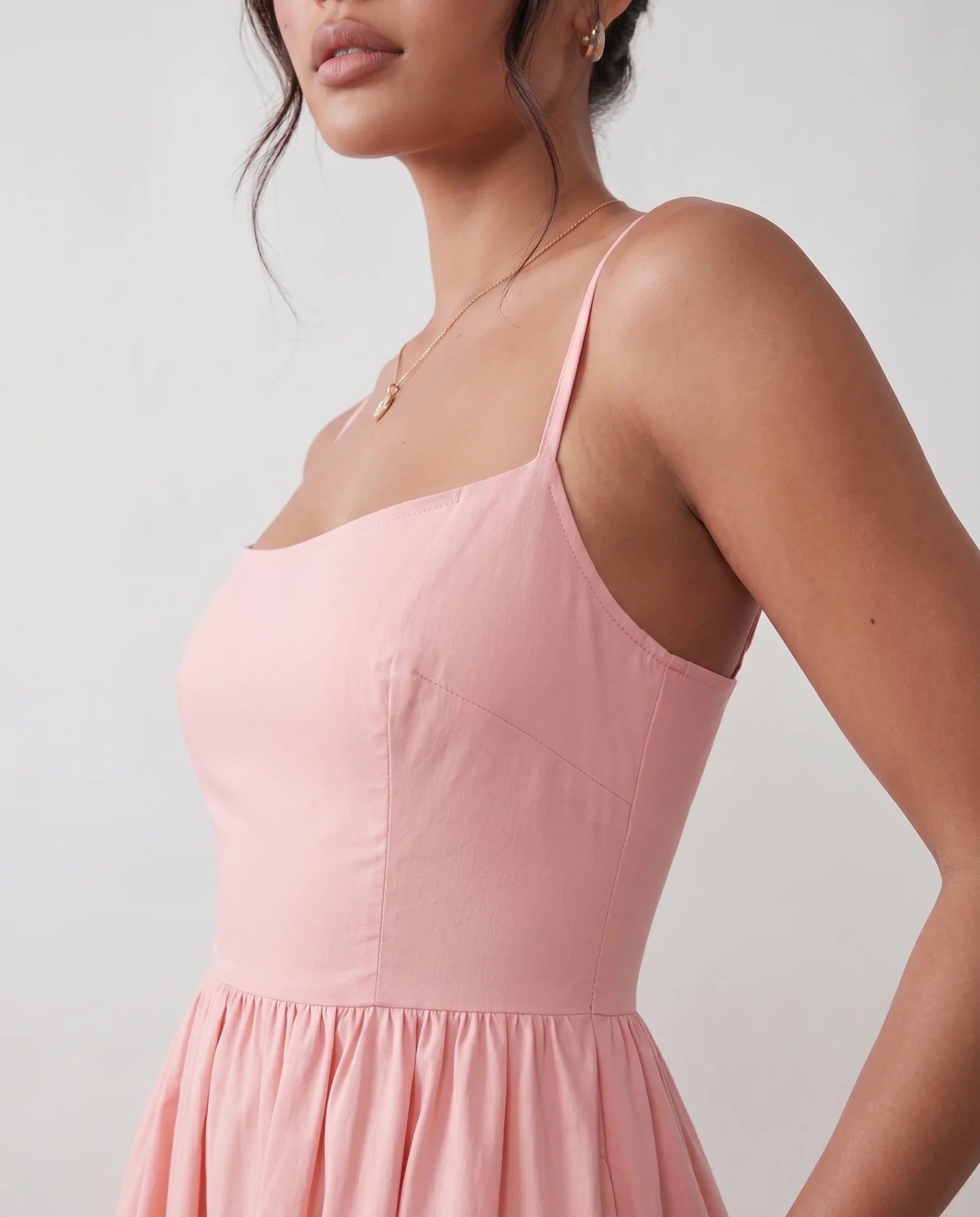 Dorvelli | Women's Midi Dress – Layla Spaghetti Strap