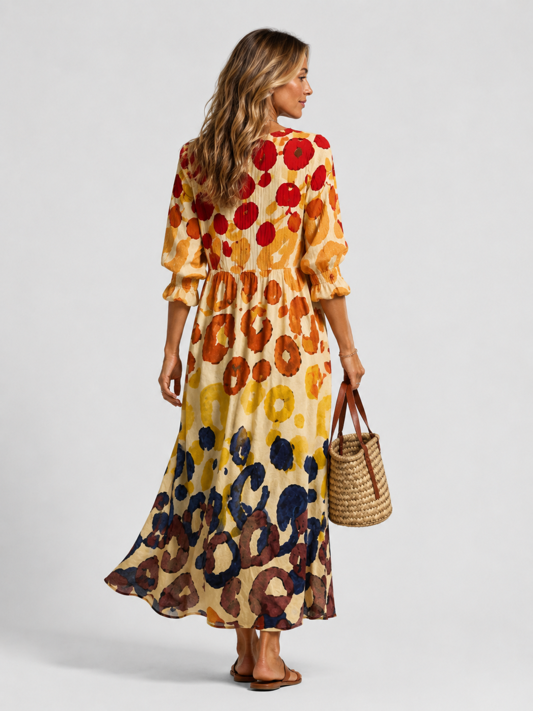 Dorvelli | Women's Midi Dress – Printed