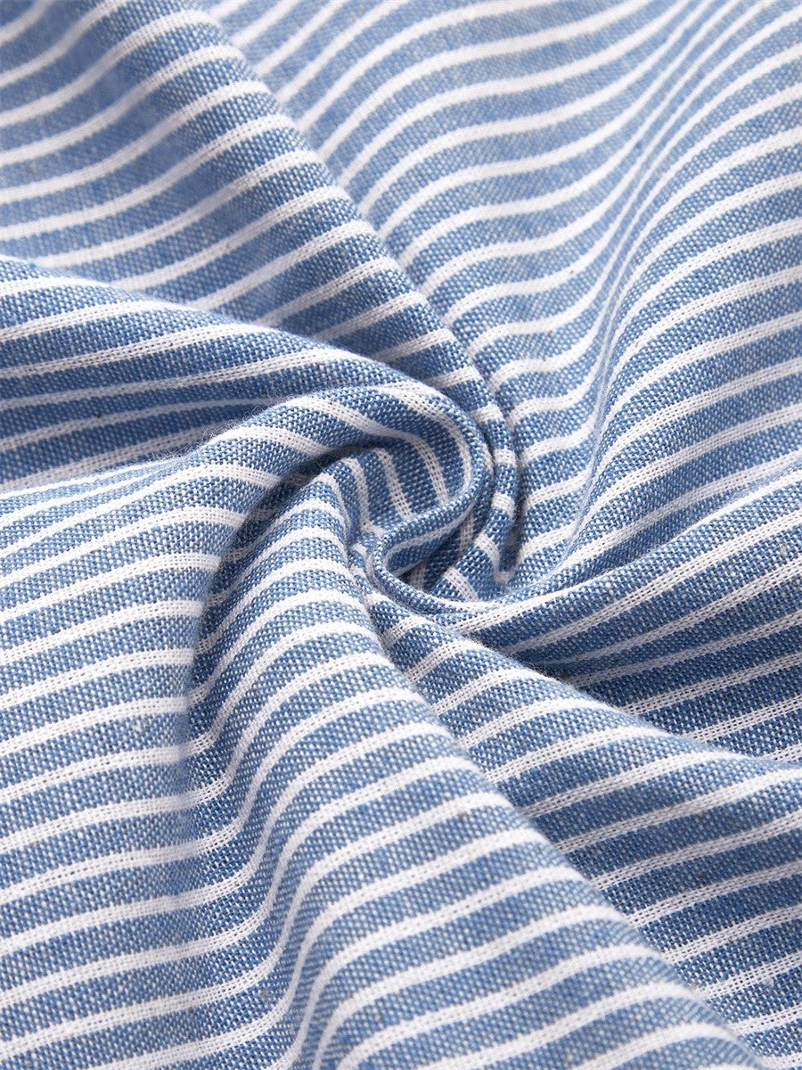 Dorvelli | Women's Midi Dress – Striped Summer
