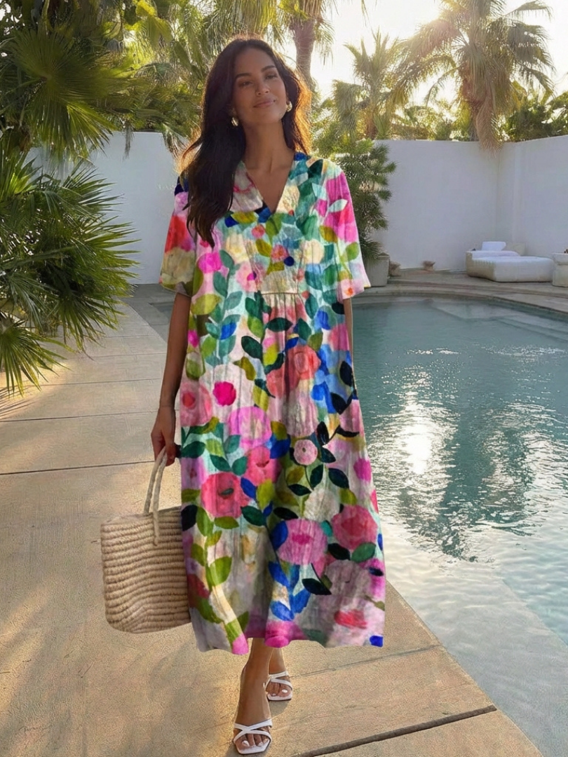 Dorvelli | Women's Midi Dress – Summer