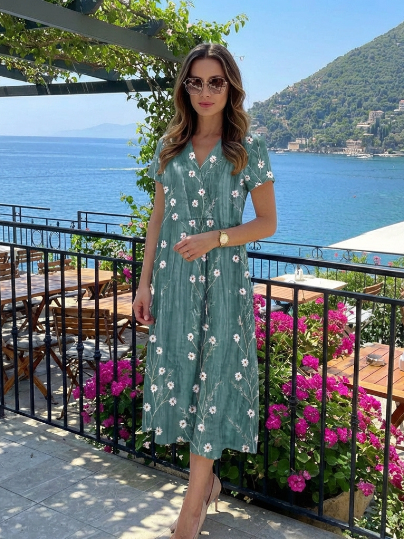 Dorvelli | Women's Midi Dress – Summer