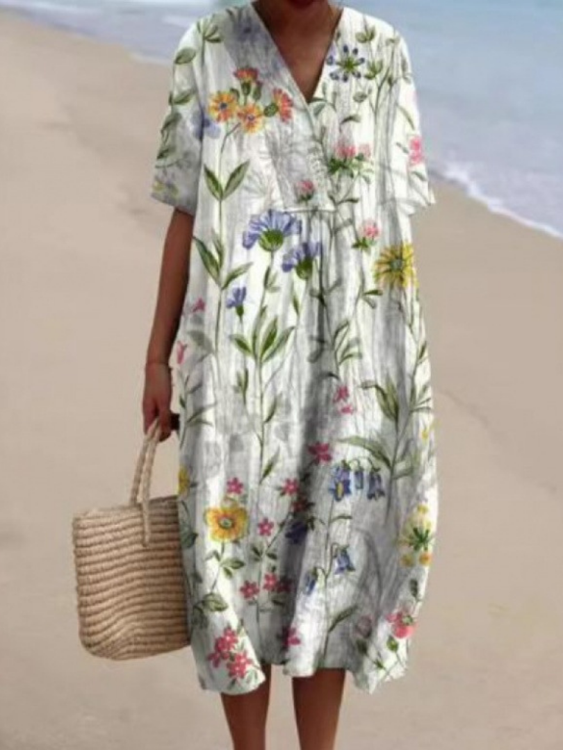 Dorvelli | Women's Midi Dress – Summer