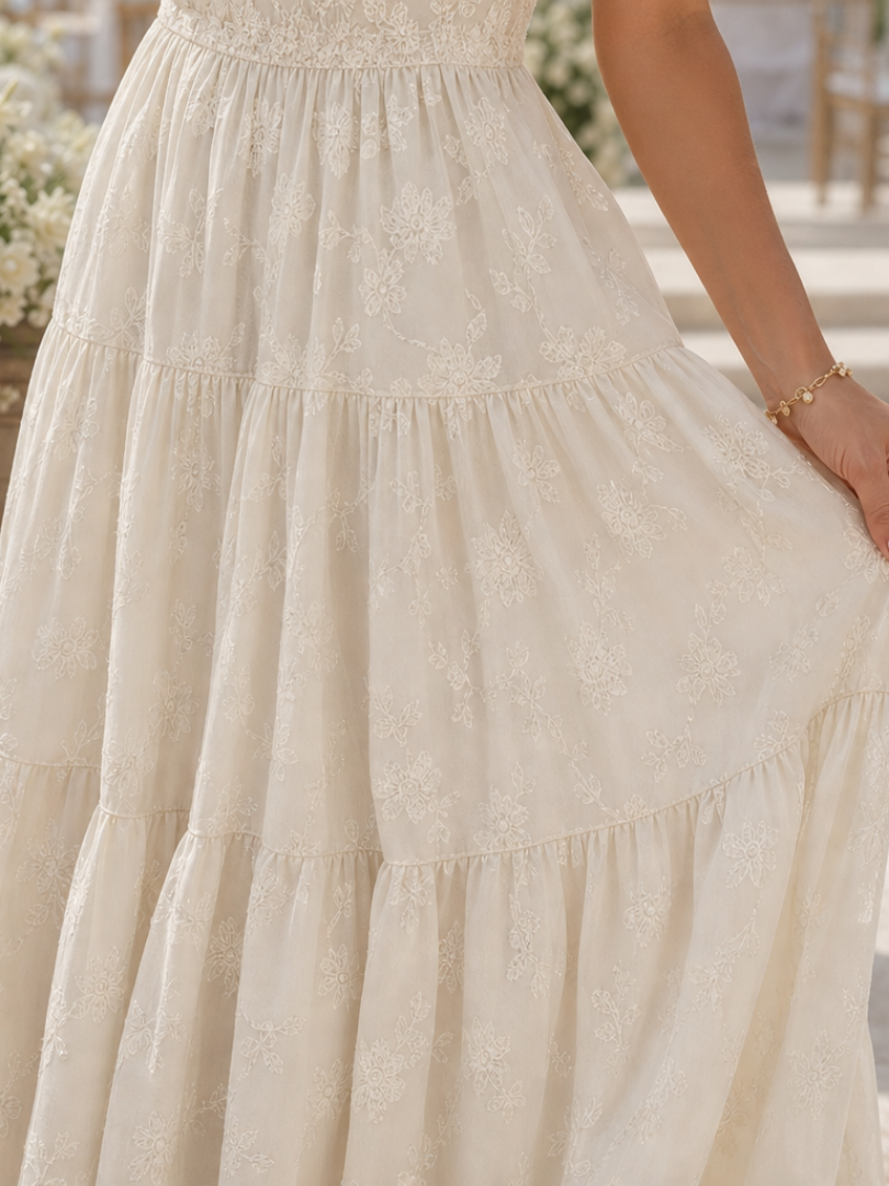 Dorvelli | Women's Midi Dress – Textured Detail