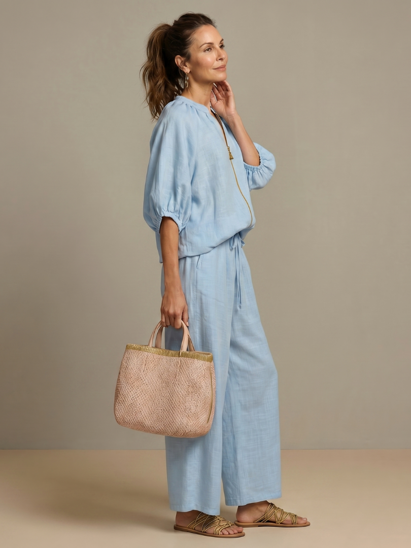 Dorvelli | Women's Two-Piece Set – Zip Front