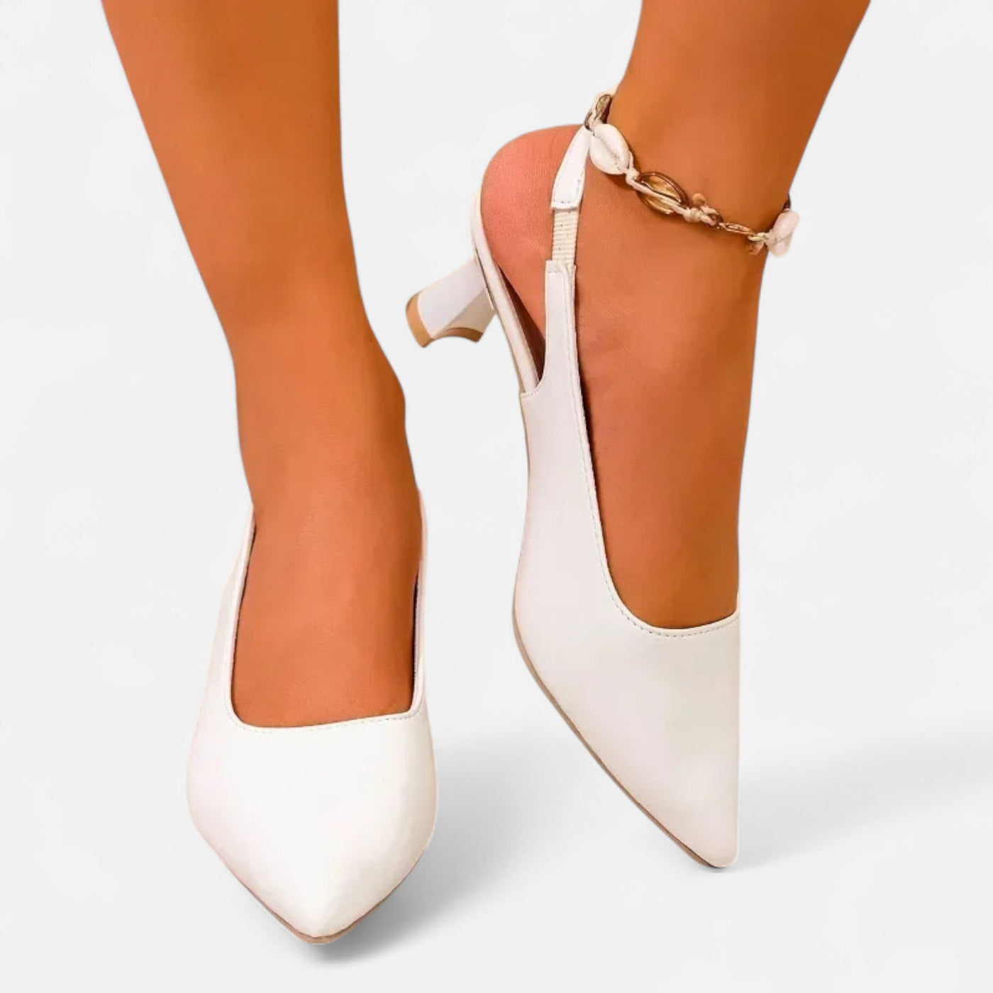 Dorvelli | Women’s Slingbacks – Pointed Toe Thin Heel Elegance