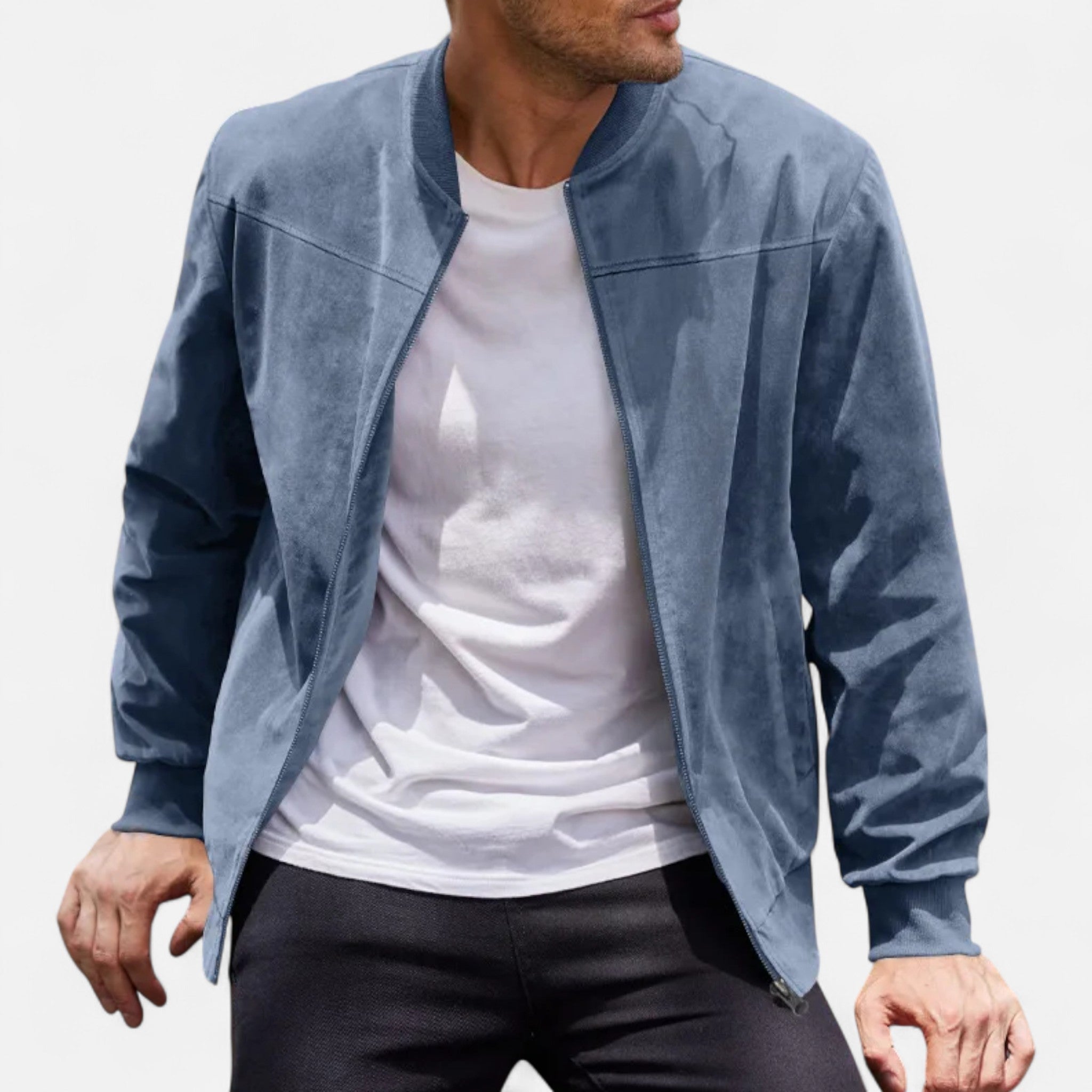 Dorvelli | Men’s Suede Aviator Jacket – Heritage Flight Style