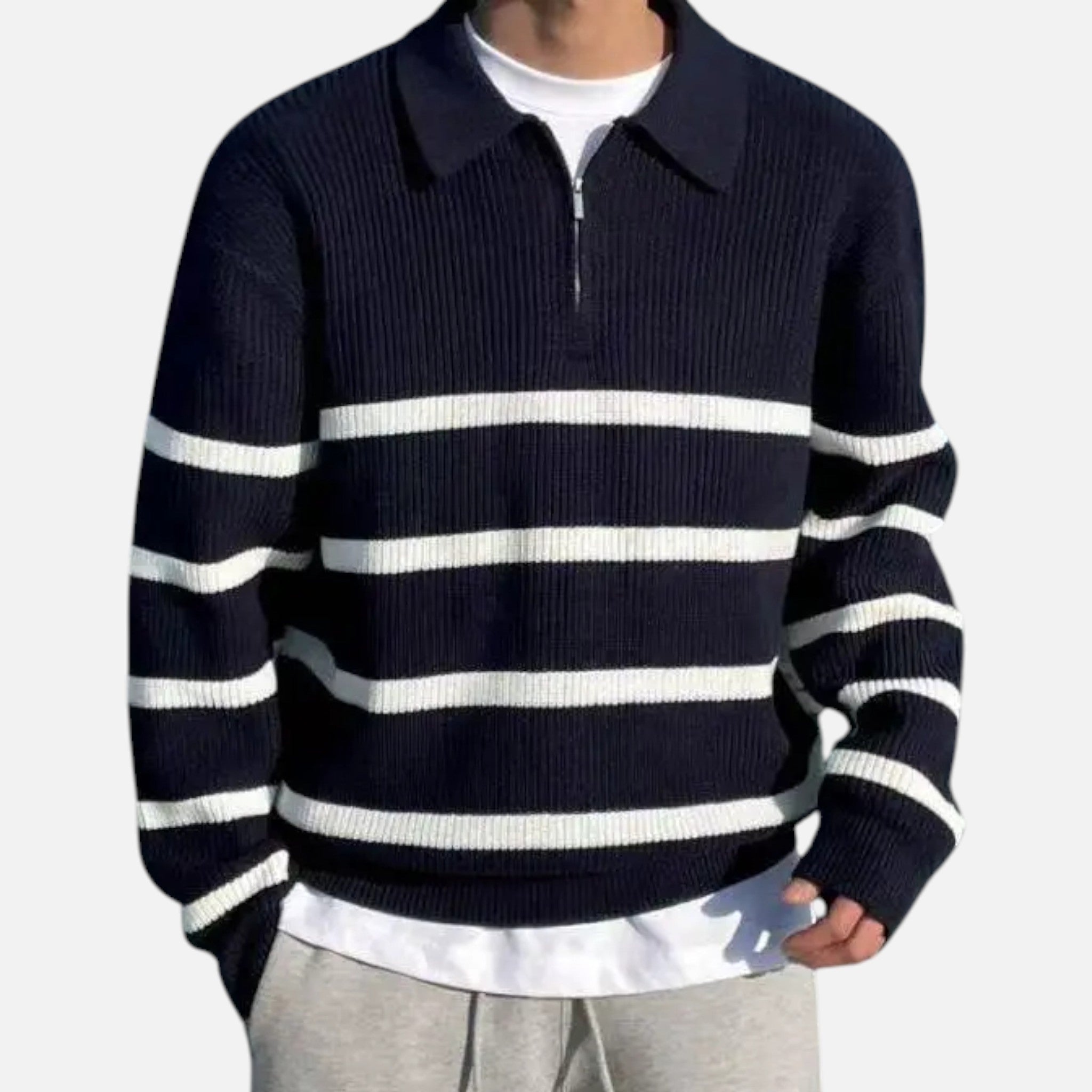 Dorvelli | Men’s Striped Knitwear – Heritage Casual Elegance