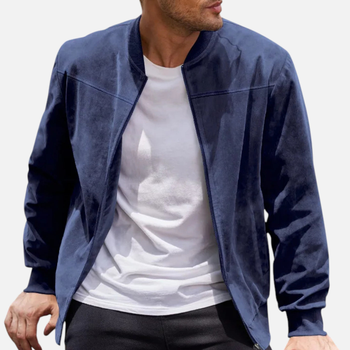 Dorvelli | Men’s Suede Aviator Jacket – Heritage Flight Style
