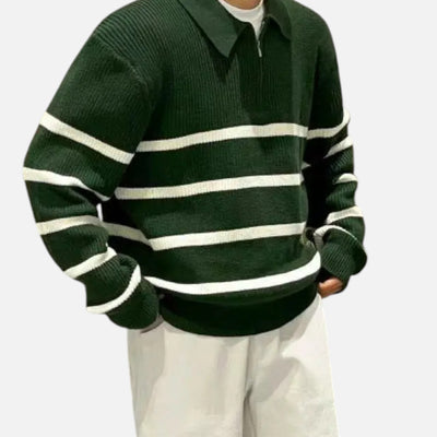 Dorvelli | Men’s Striped Knitwear – Heritage Casual Elegance