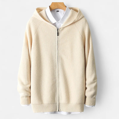 Dorvelli | Men’s Padded Cardigan – Heritage Hooded Knit