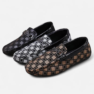 Dorvelli | Men’s Loafers – Plaid Heritage Breathable Style