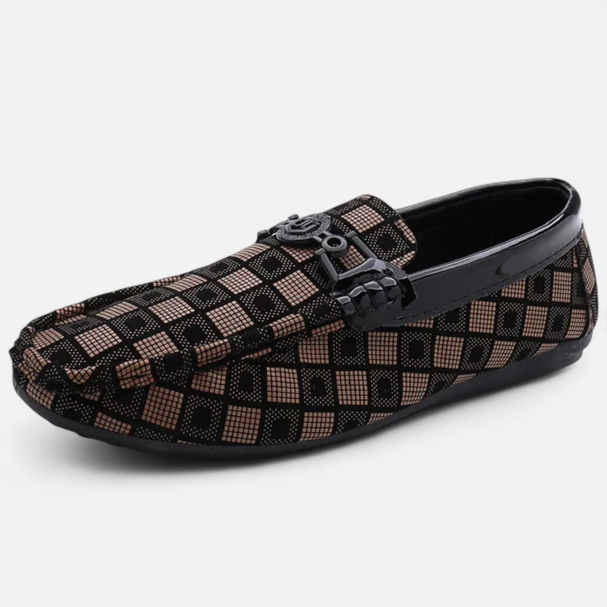 Dorvelli | Men’s Loafers – Plaid Heritage Breathable Style
