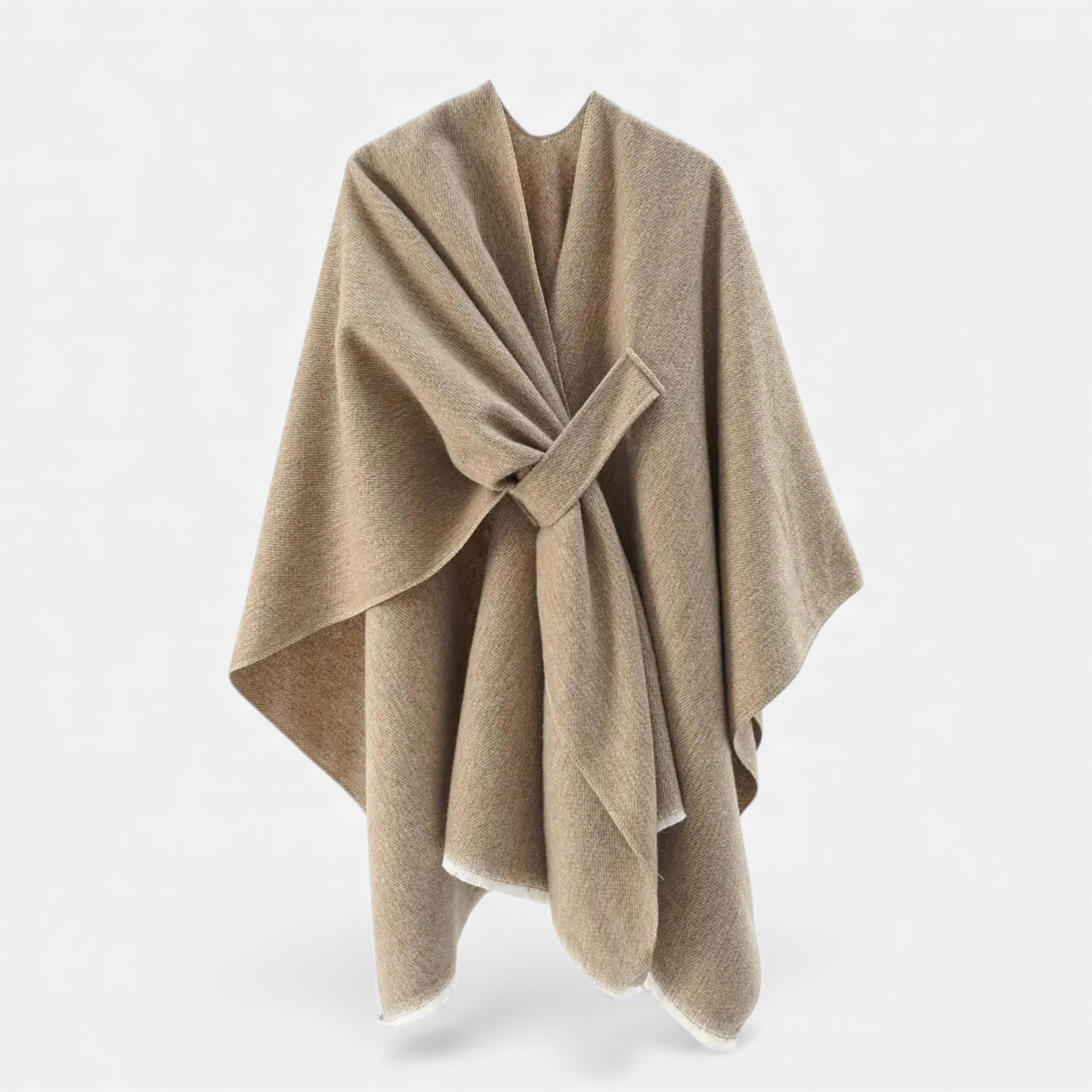 Dorvelli | Women’s Plus-Size Cardigan Shawl – Asymmetrical V-Neck Design