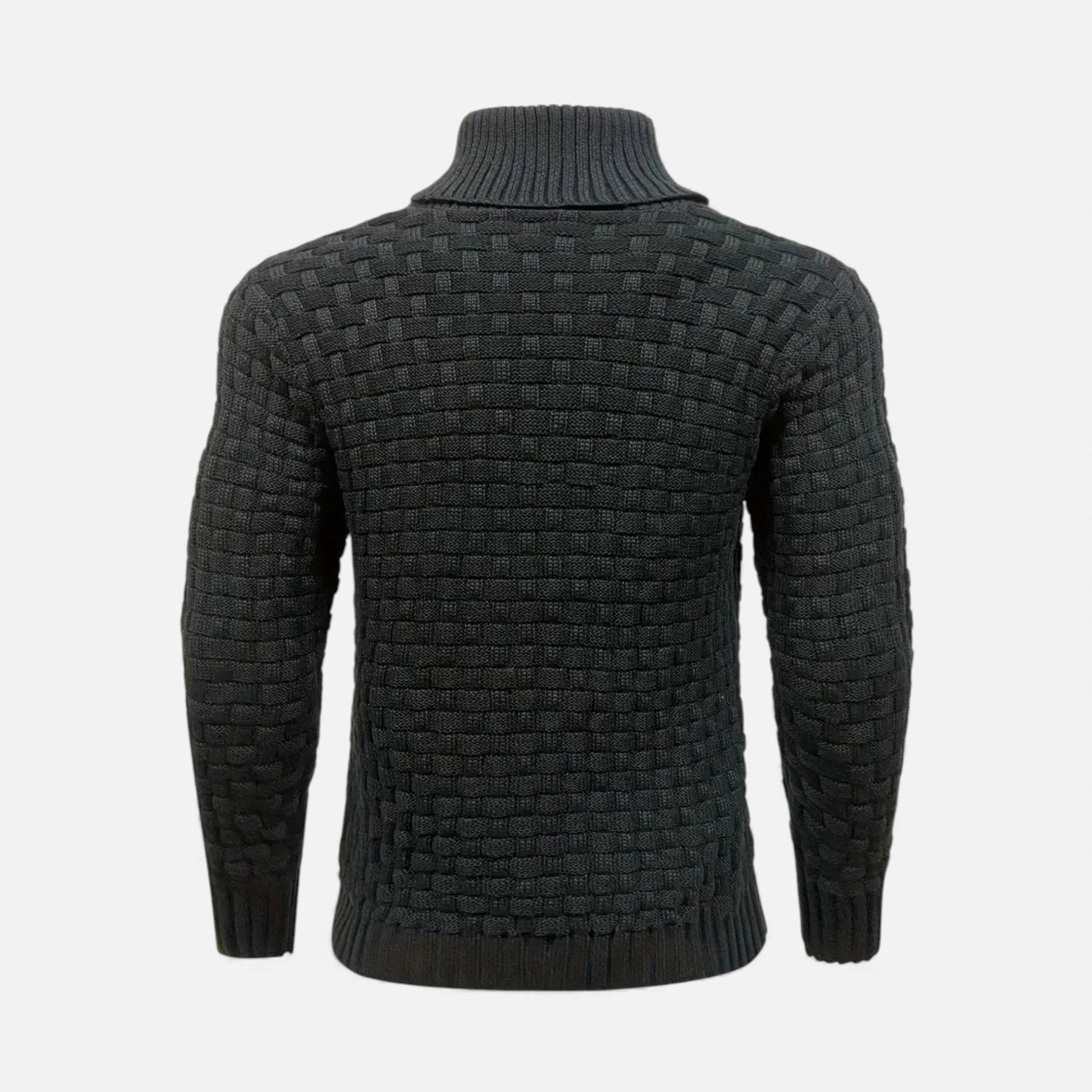 Dorvelli | Men’s Sweater – Lapel Knit Winter Classic