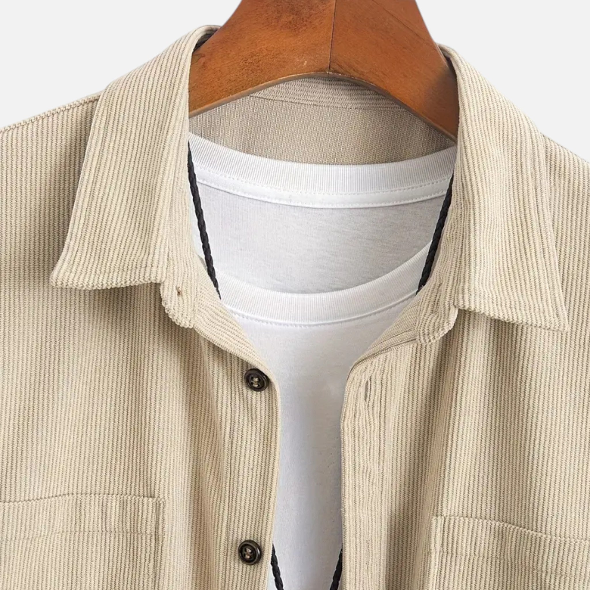 Dorvelli | Men’s Corduroy Shirt Jacket – Effortless Smart-Casual Charm