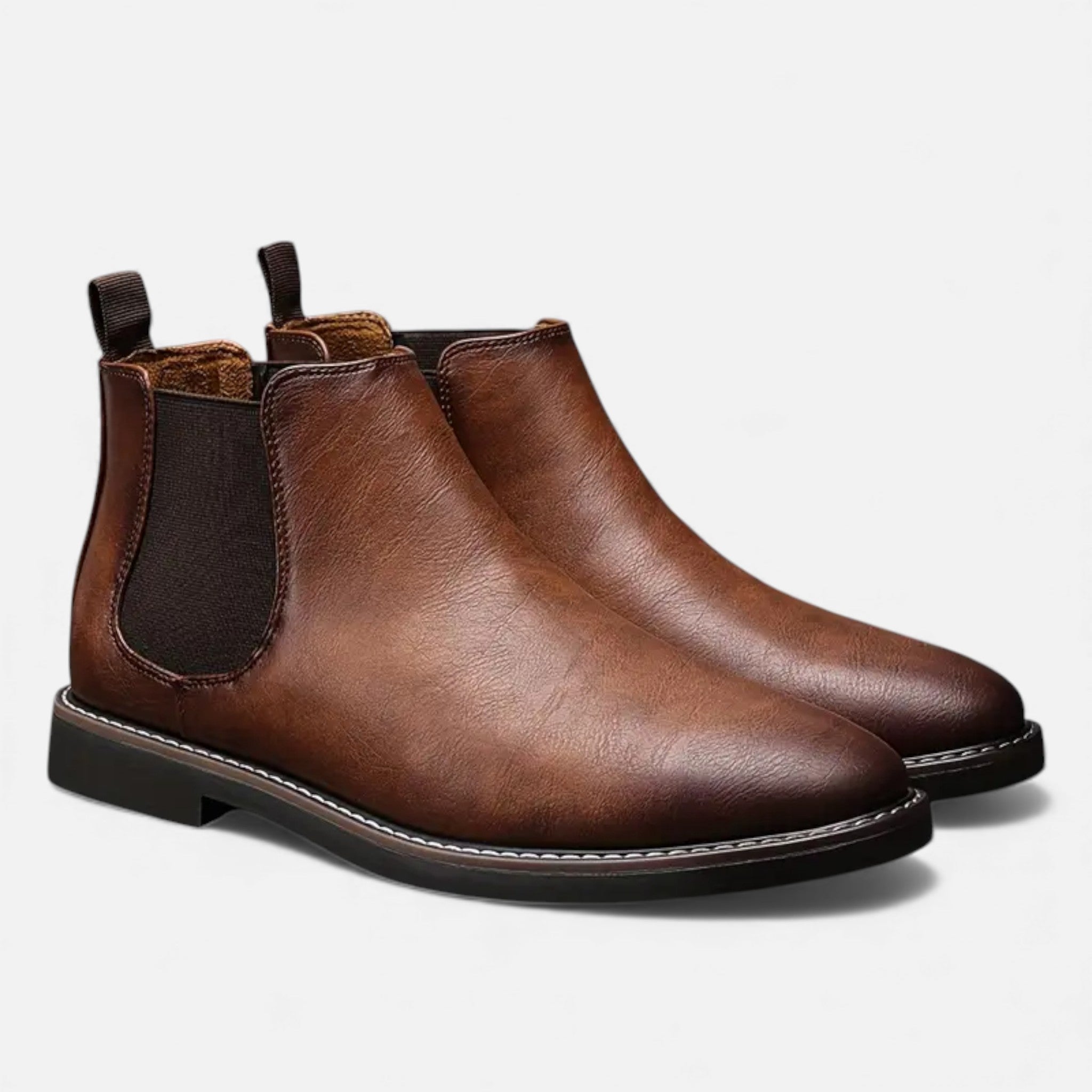 Dorvelli | Men’s Retro Ankle Boots – Two-Tone Heritage Style