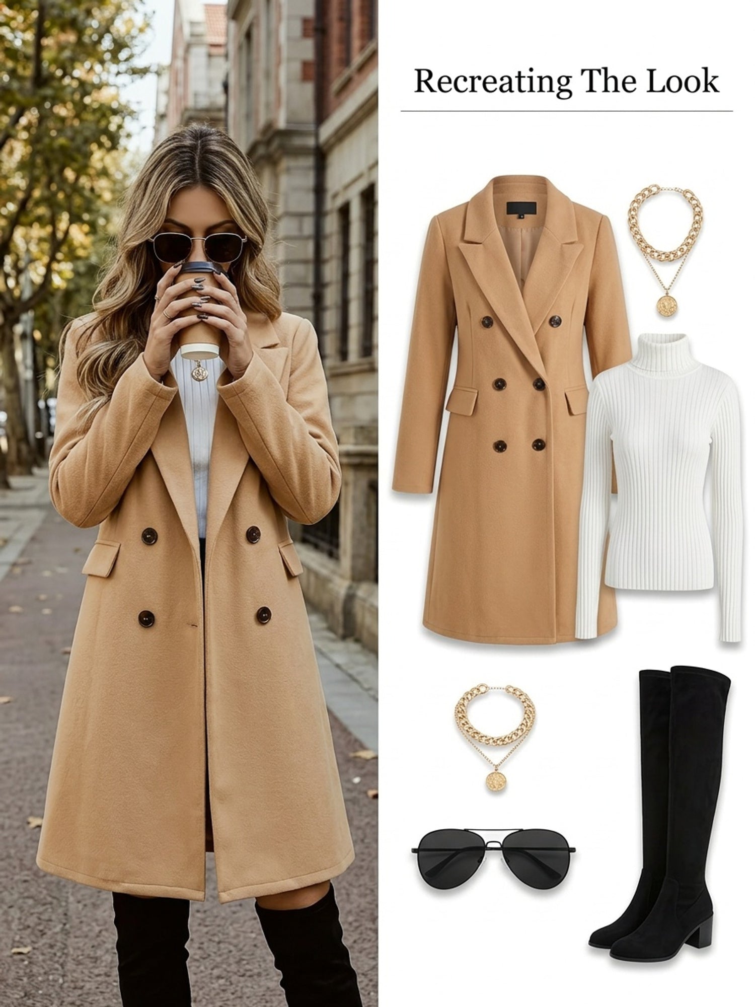 Women's Mid Length Coat