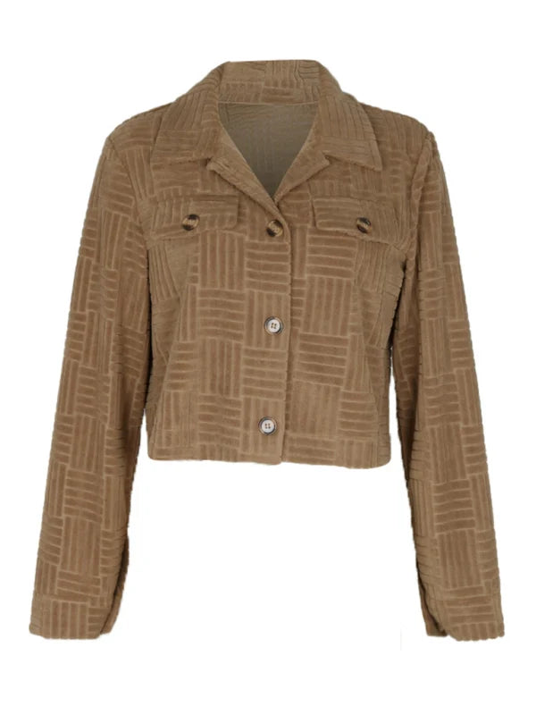 Eliza Corduroy Crop Jacket