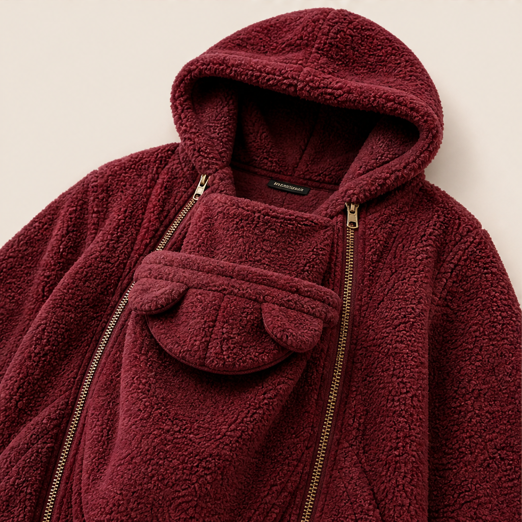 Ellery Babywearing Hoodie – Dual Side Zip Carrier Panel Long Sleeve