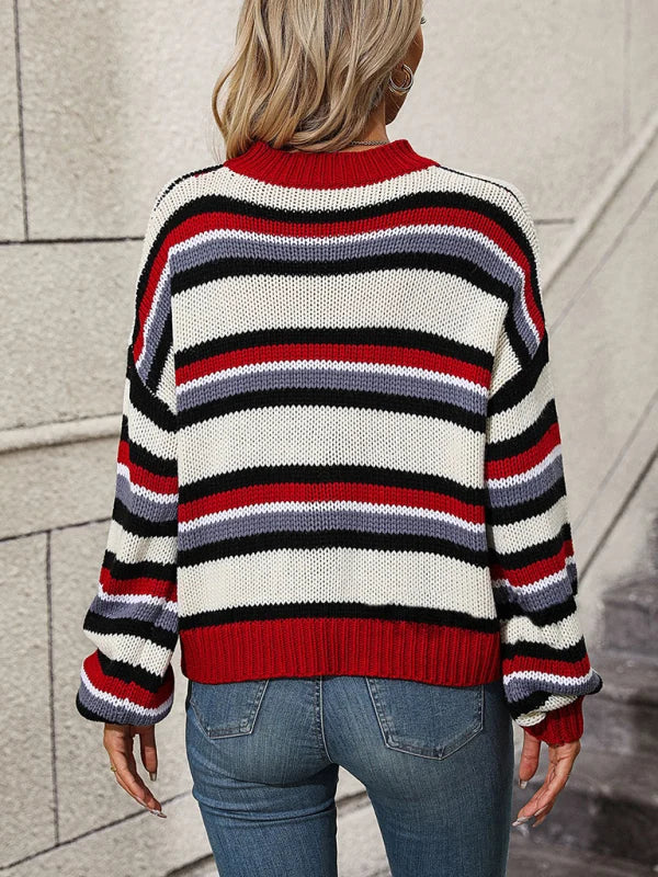 Elspeth Knit Oversized Stripe Jumper