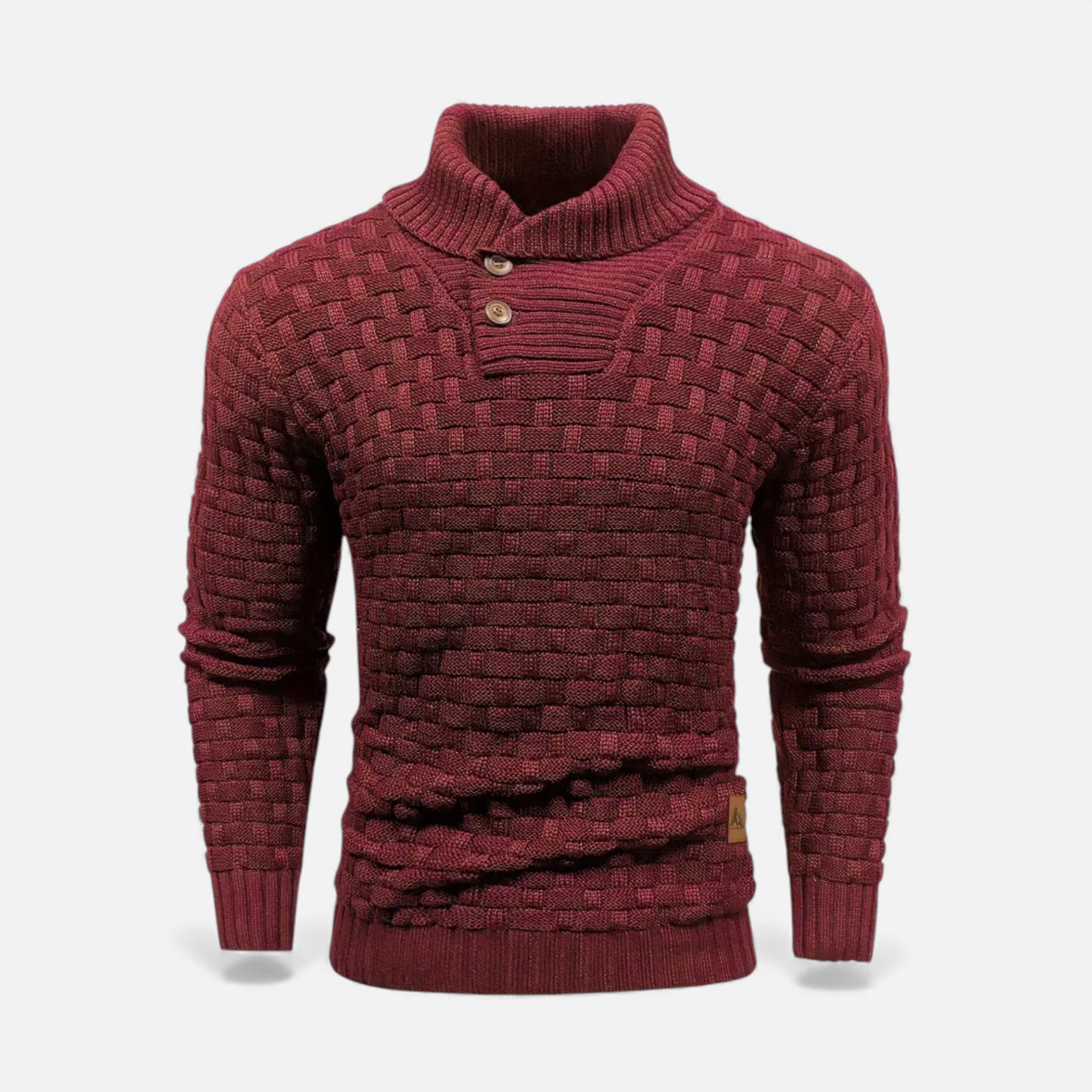 Dorvelli | Men’s Sweater – Lapel Knit Winter Classic