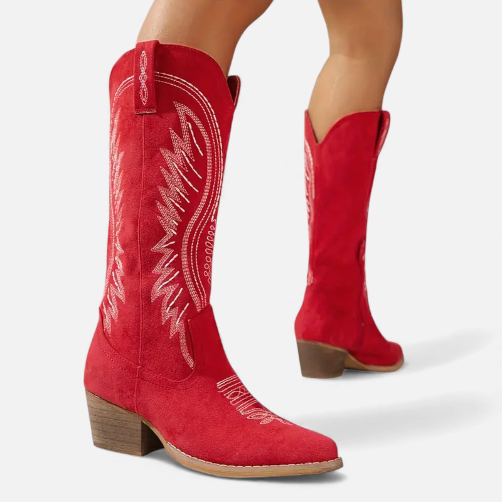 Dorvelli | Women’s Embroidered Cowboy Boots – Western Chic Elegance