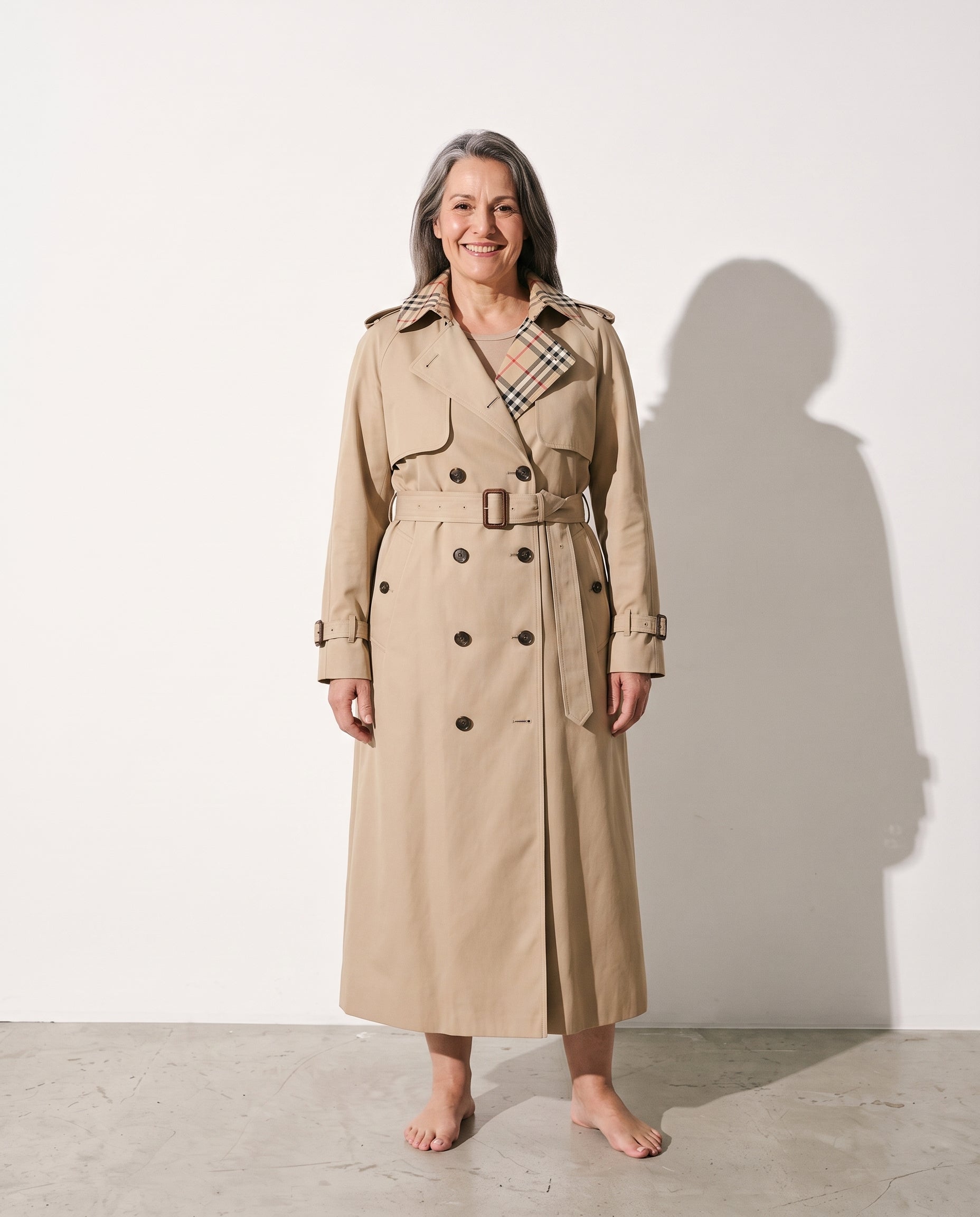 Women's Full Length Trench Coat