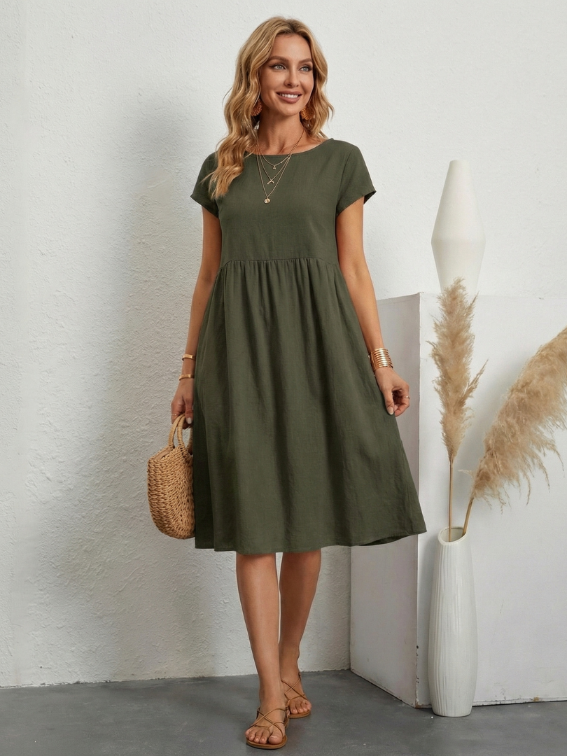 Dorvelli | Women's Midi Dress – Sleeve Pocket