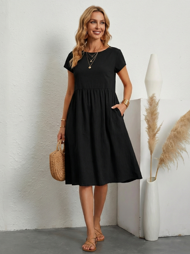 Dorvelli | Women's Midi Dress – Sleeve Pocket