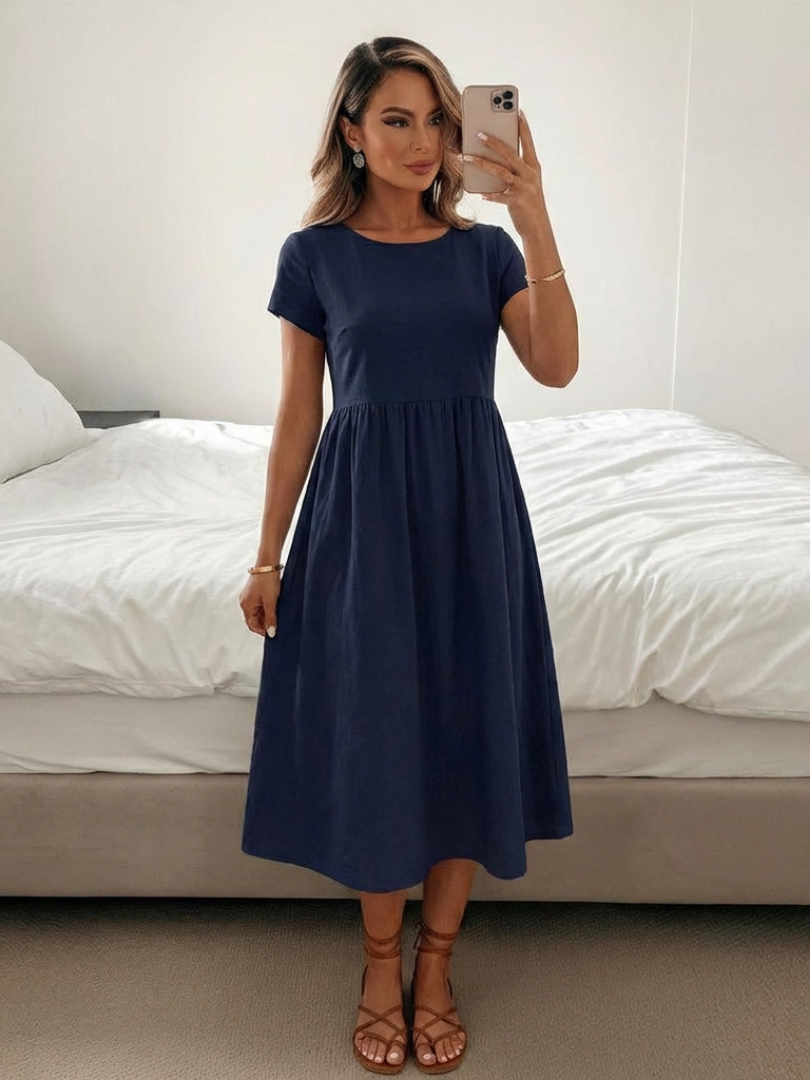Dorvelli | Women's Midi Dress – Sleeve Pocket