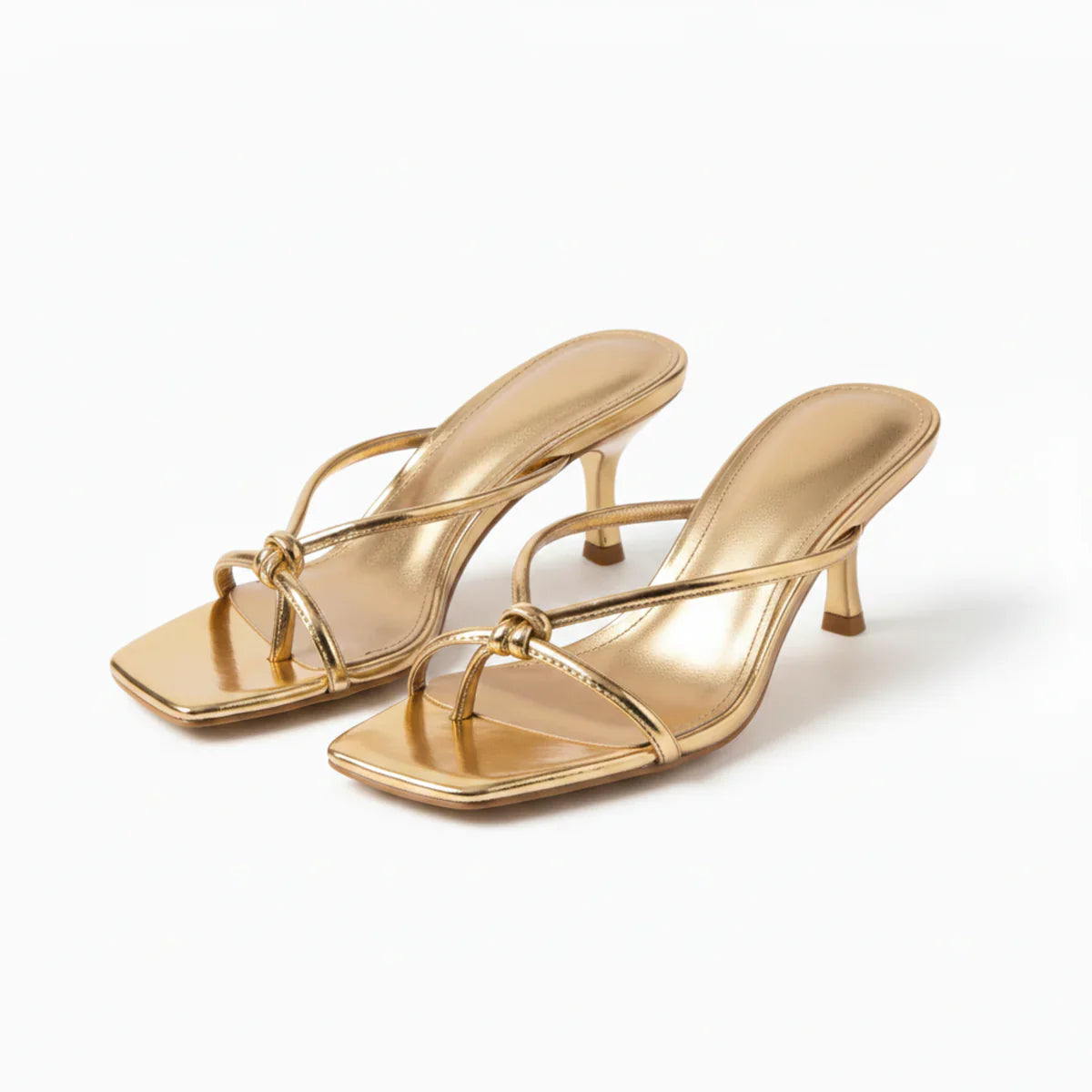 Dorvelli | Women's Sandals – Heeled Elegant Knot