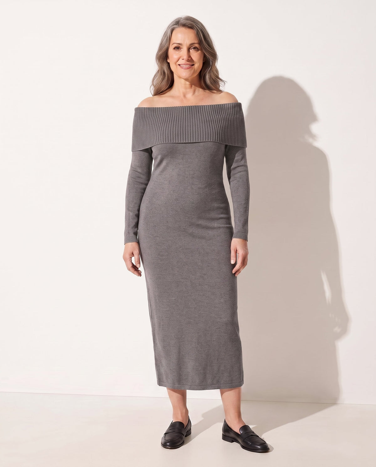 Women's Knit Midi Dress