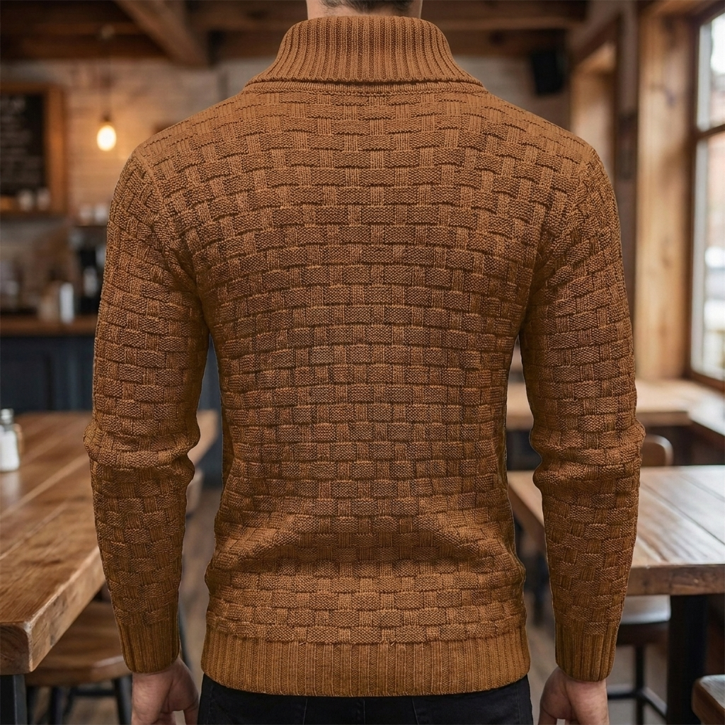 Men’s Basket Weave Jumper