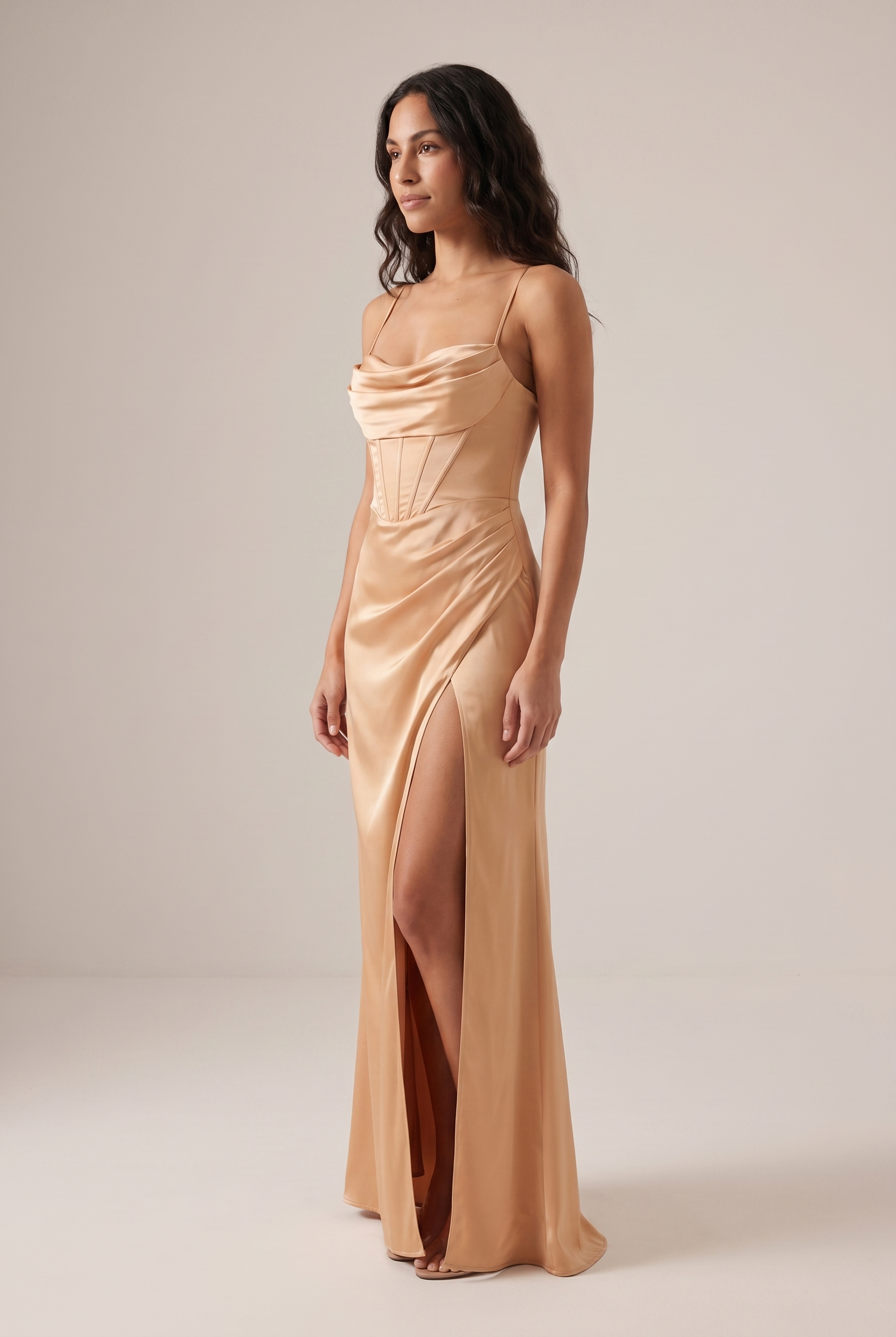 Dorvelli Waterfall Maxi in Apricot