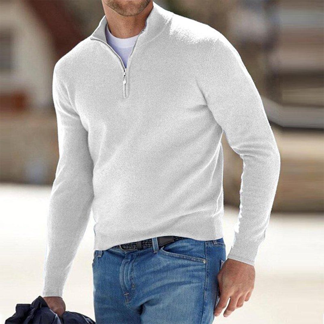 Men’s Zip Neck Jumper