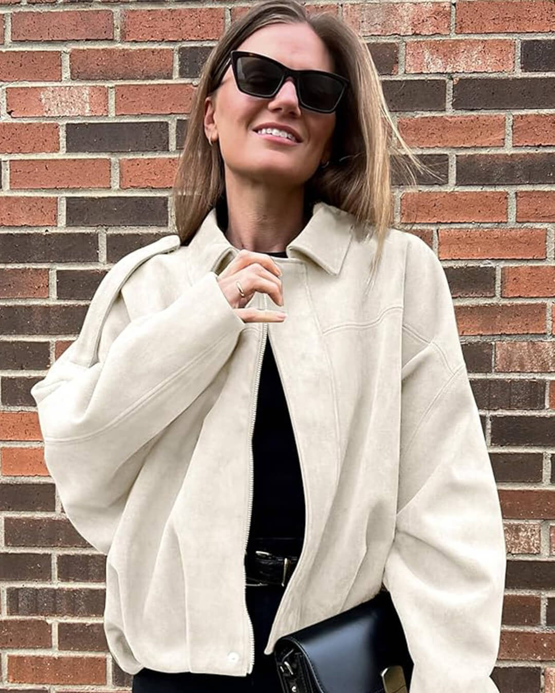 Women's Cropped Bomber Jacket