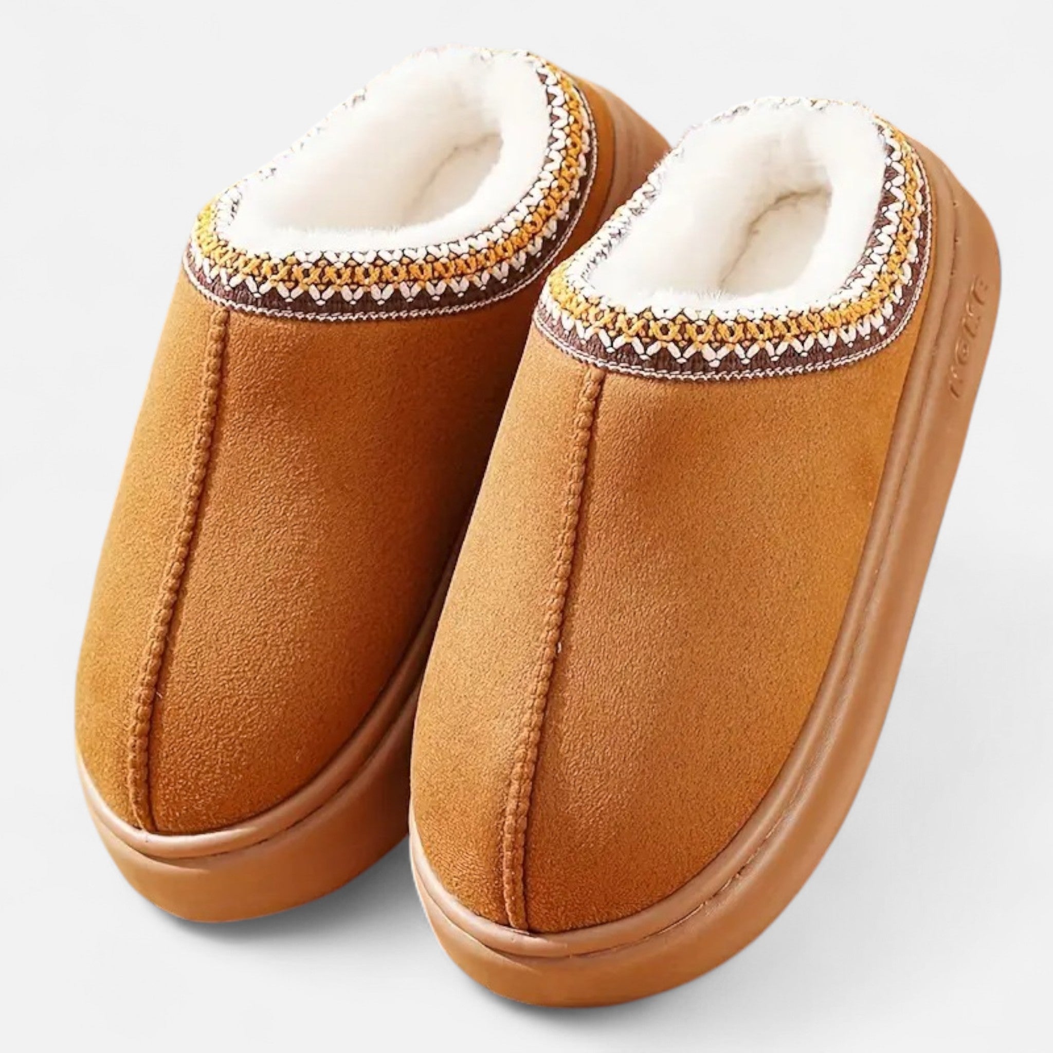 Dorvelli | Women’s Ethnic Lace Slippers – Autumn Winter Comfort