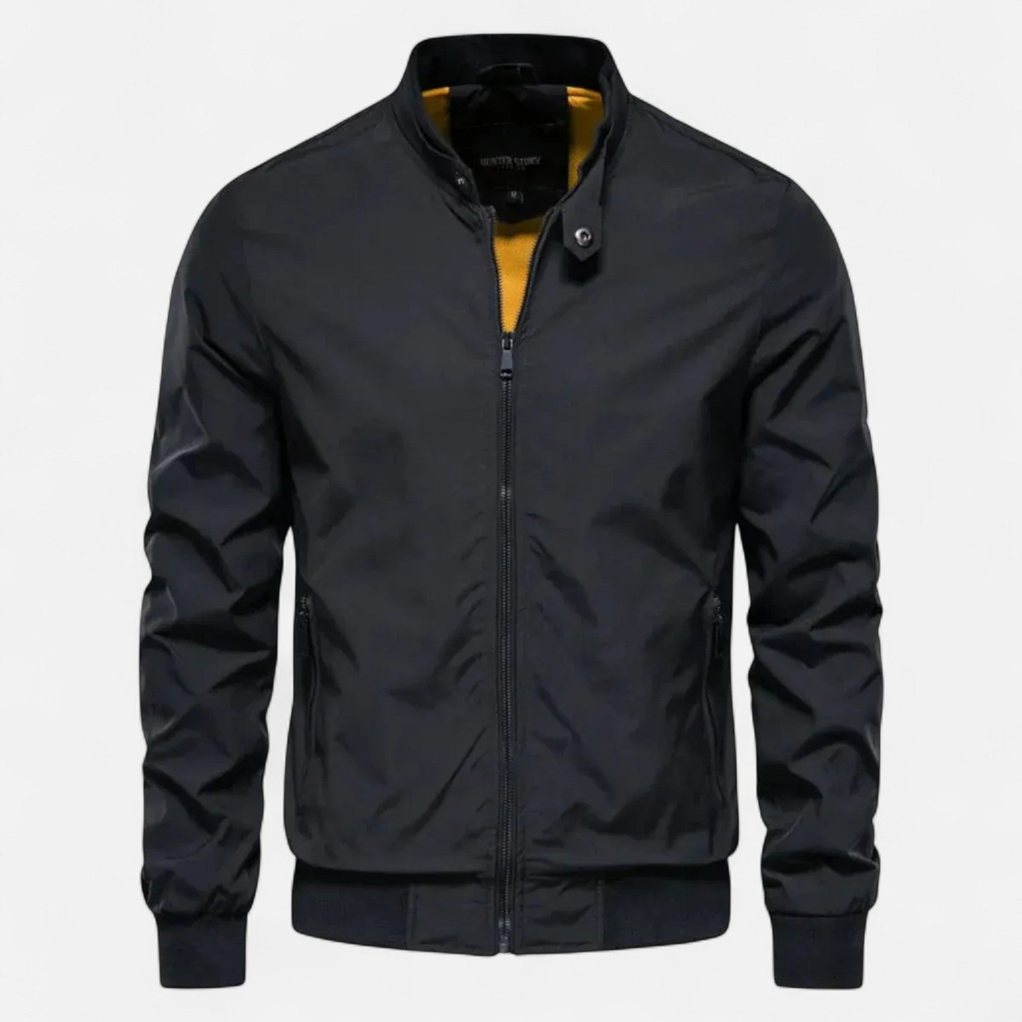 Dorvelli | Men’s Lightweight Bomber Jacket – Classic Ribbed Collar Design
