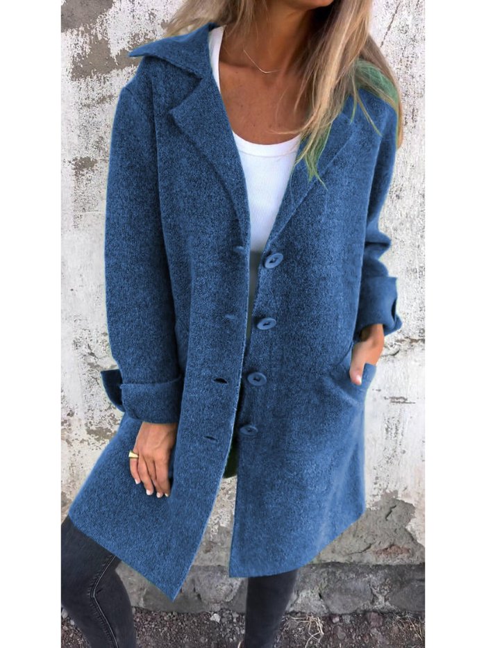 Women's Longline Knit Coat