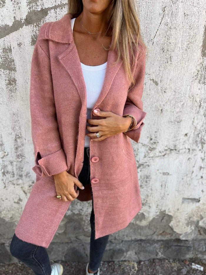 Women's Longline Knit Coat