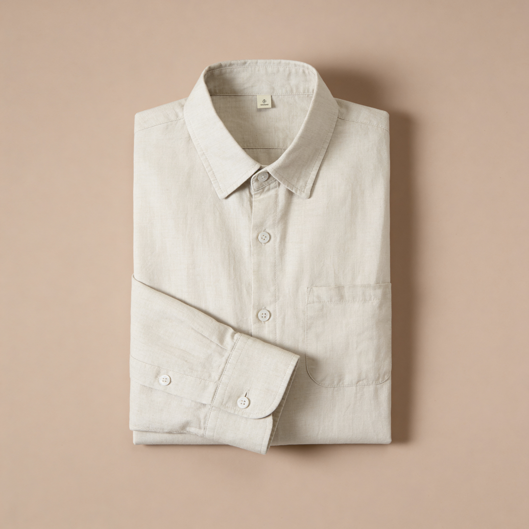 Dorvelli | Men's Shirt – Linen Long Sleeve Casual