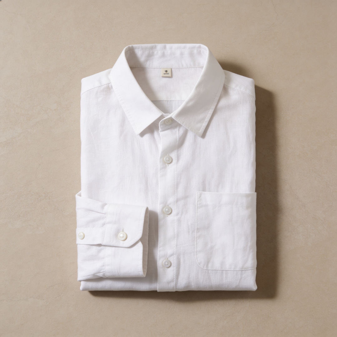Dorvelli | Men's Shirt – Linen Long Sleeve Casual