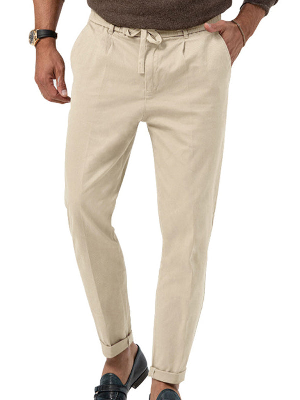 Lucian Slim Fit Drawstring Trousers