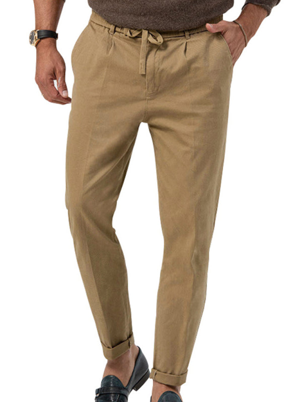 Lucian Slim Fit Drawstring Trousers