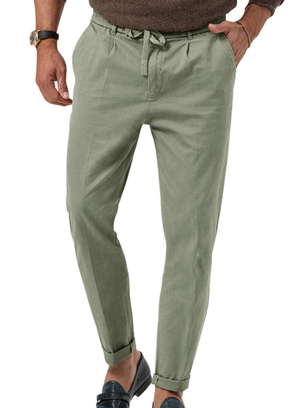 Lucian Slim Fit Drawstring Trousers
