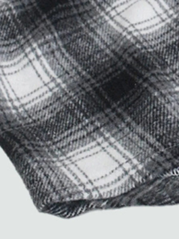 Lucinda Checked Long Shirt Jacket