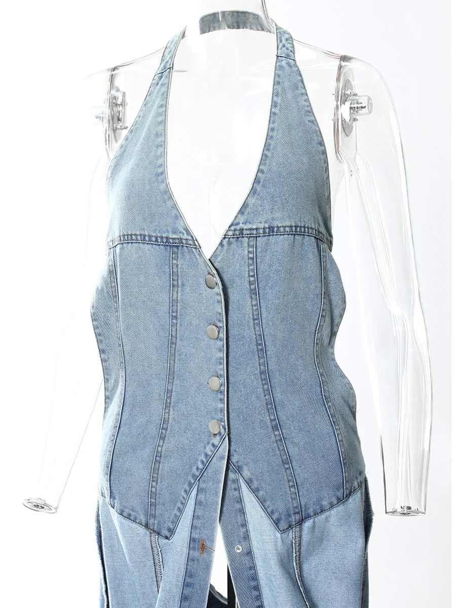 Lydia Patchwork Lapel Coat