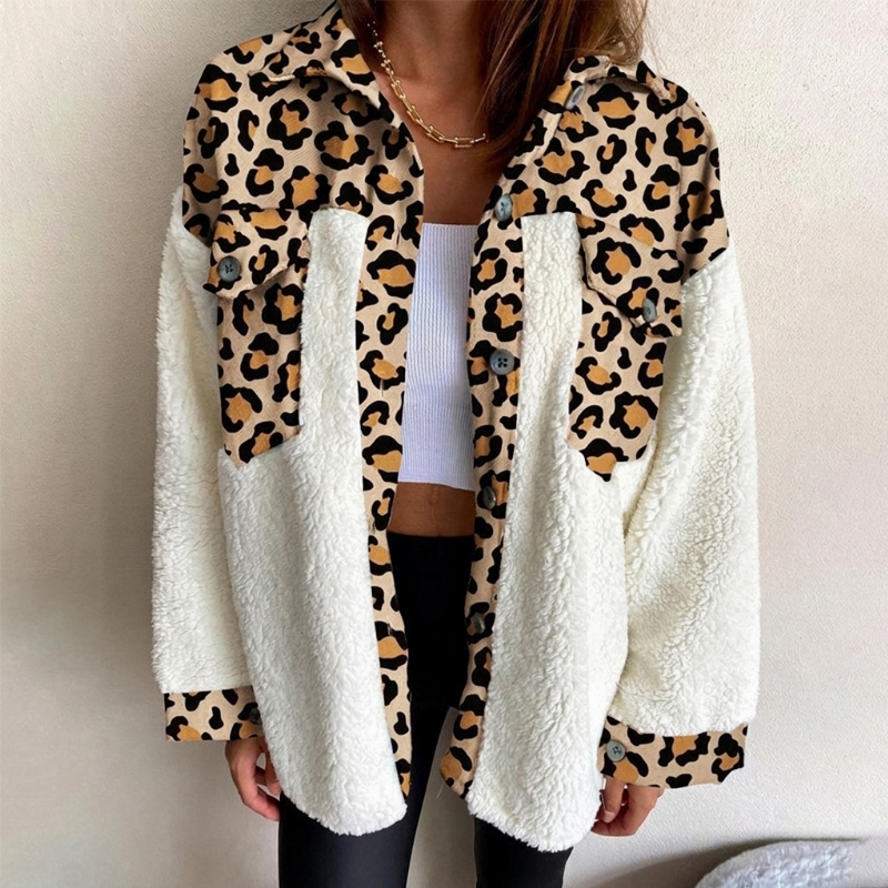 Marlowe Patchwork Shacket – Leopard