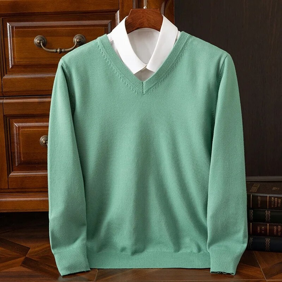 Men’s V Neck Jumper
