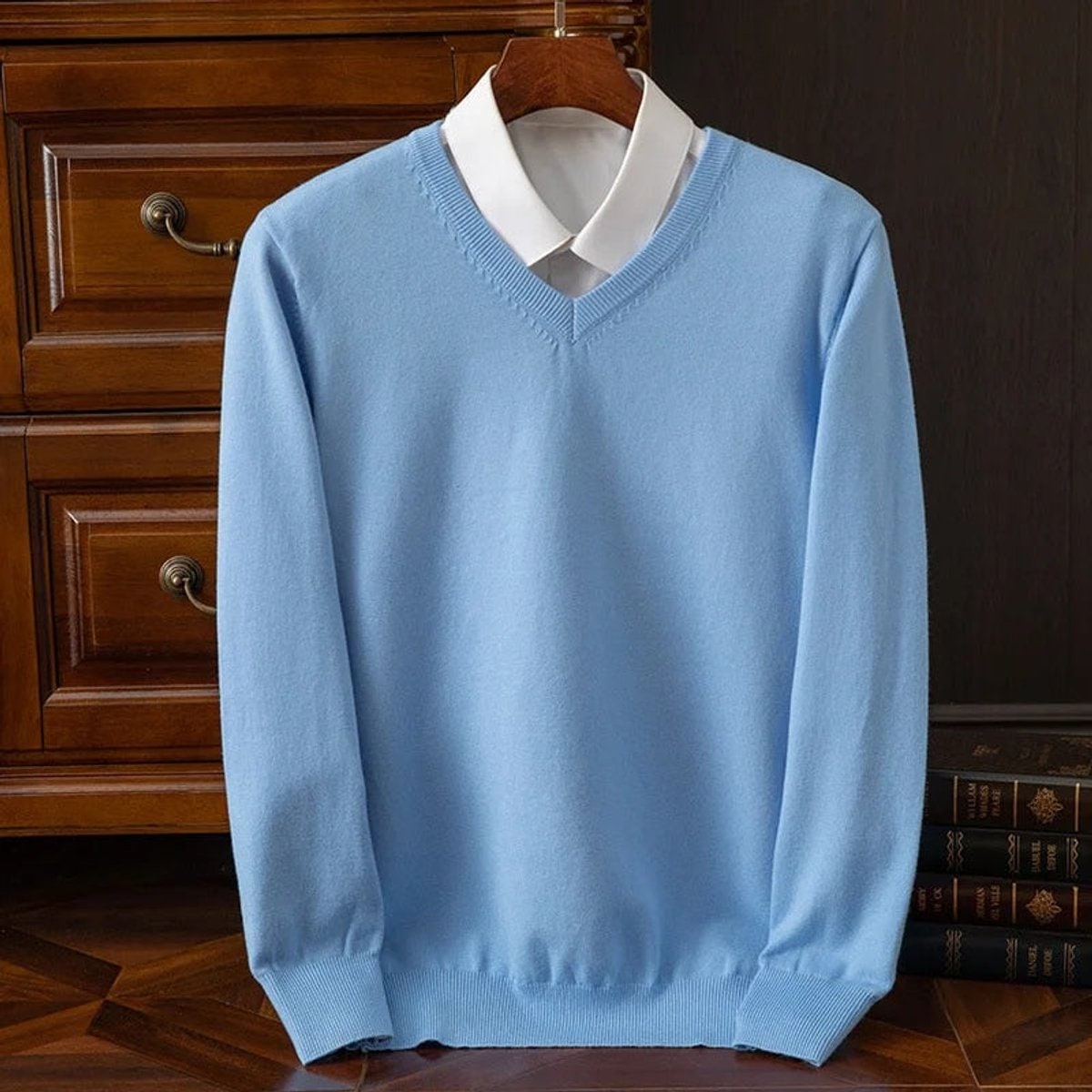 Men’s V Neck Jumper
